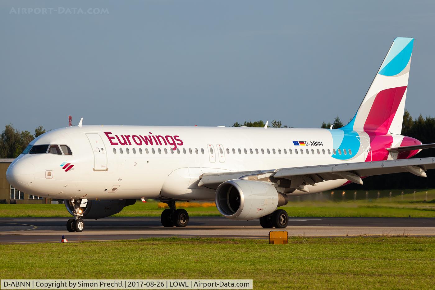D-ABNN, 2002 Airbus A320-214 C/N 1889, D-ABNN @ Linz Airport