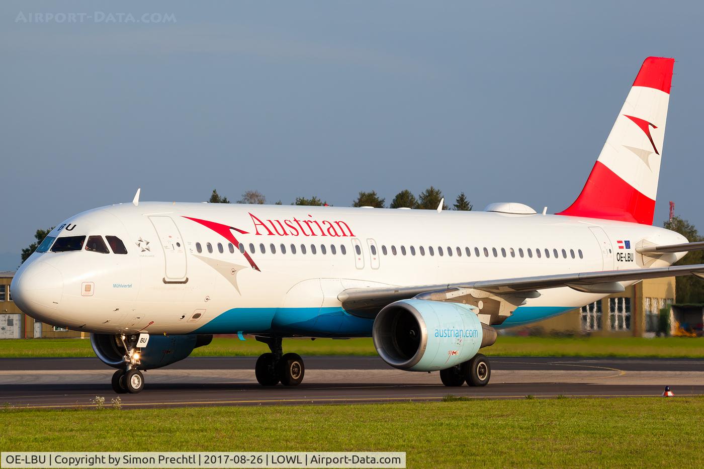 OE-LBU, 2001 Airbus A320-214 C/N 1478, OE-LBU @ Linz Airport
