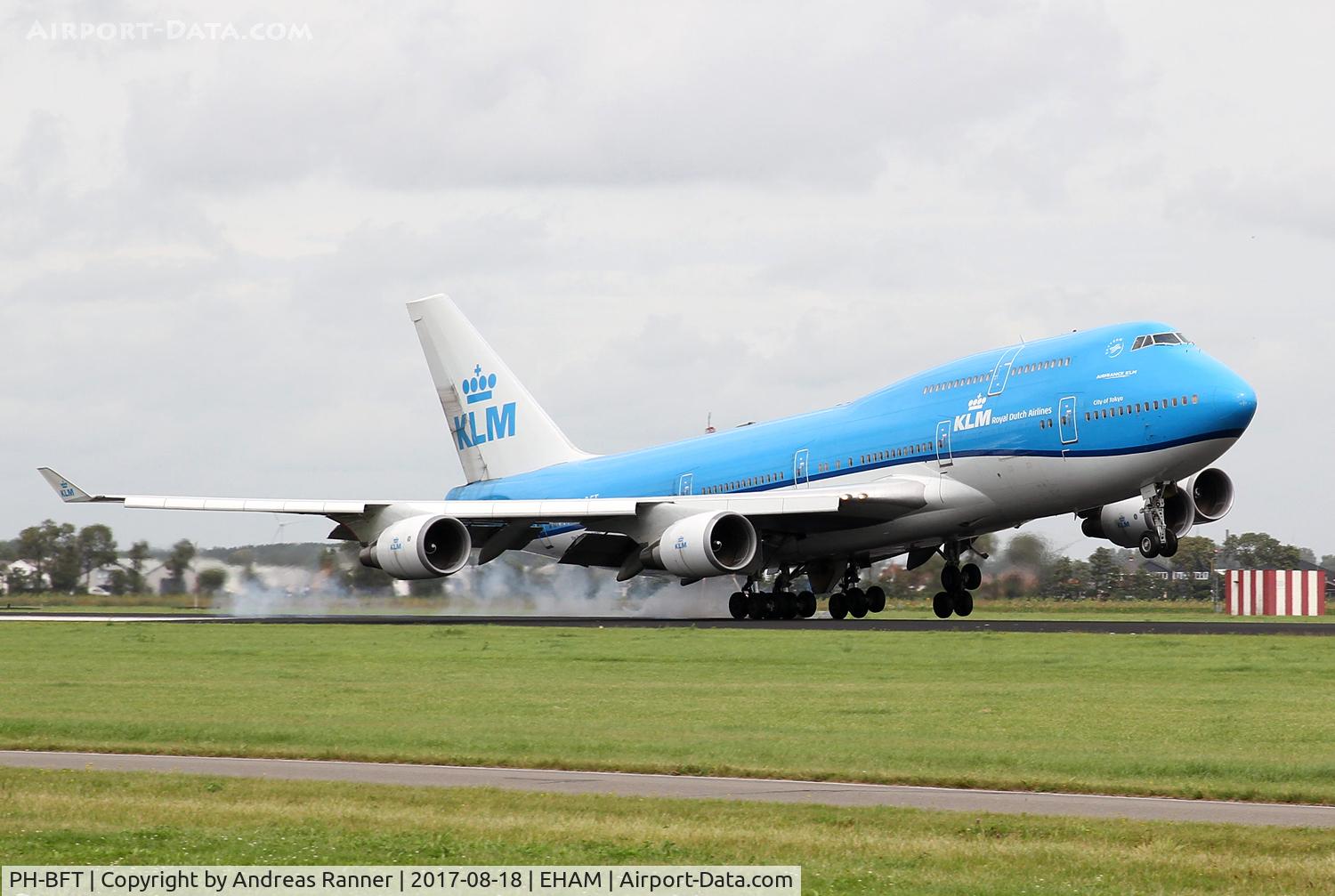 PH-BFT, 1997 Boeing 747-406BC C/N 28459, KLM Boeing 747