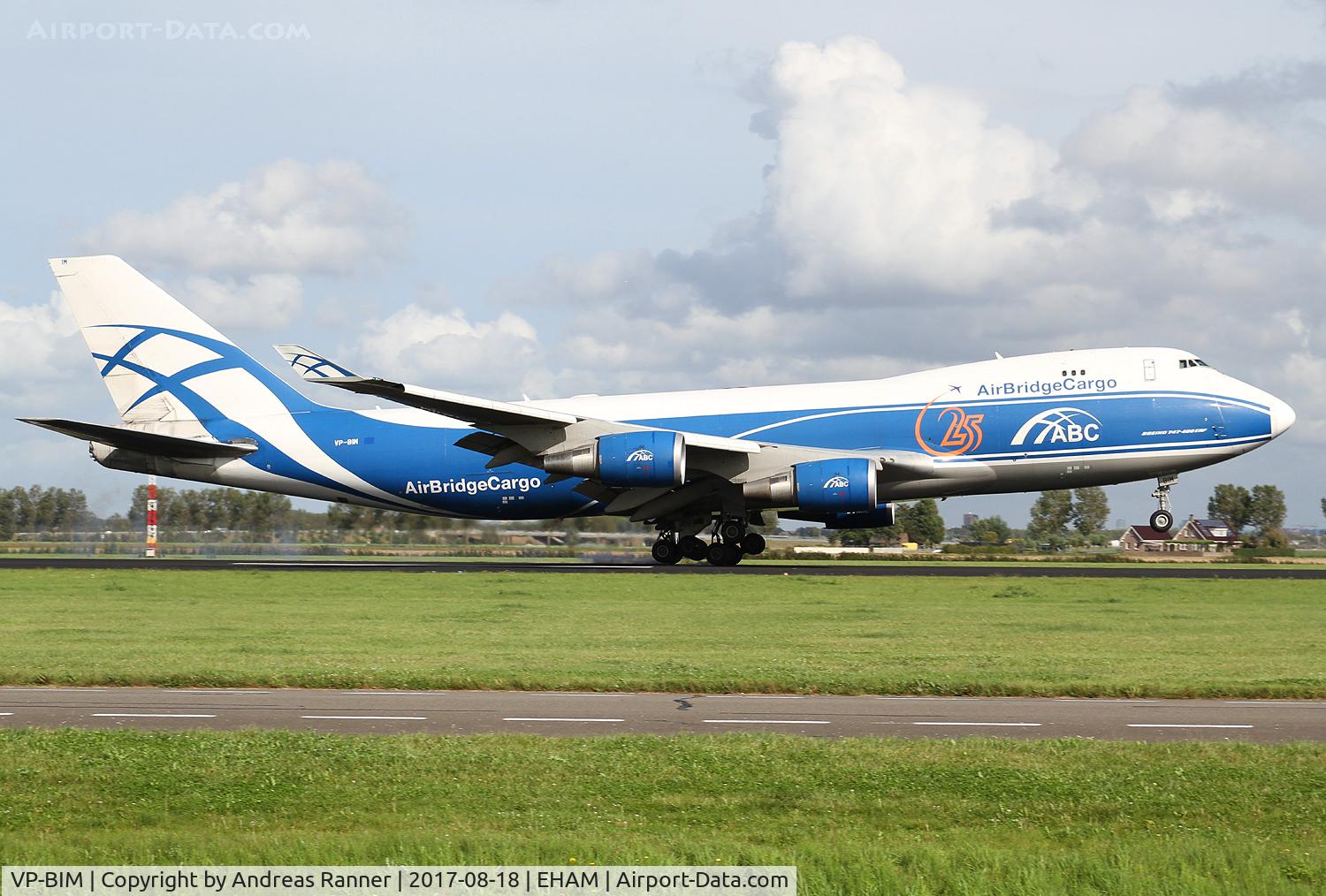 VP-BIM, 2008 Boeing 747-4HAERF C/N 35237, AirBridgeCargo Boeing 747