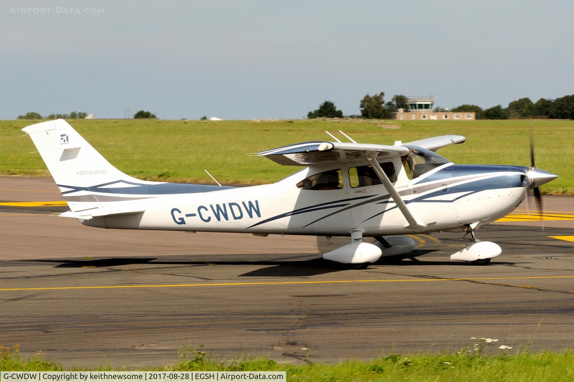 G-CWDW, 2007 Cessna 182T Skylane C/N 18281946, First Visit with this registration.