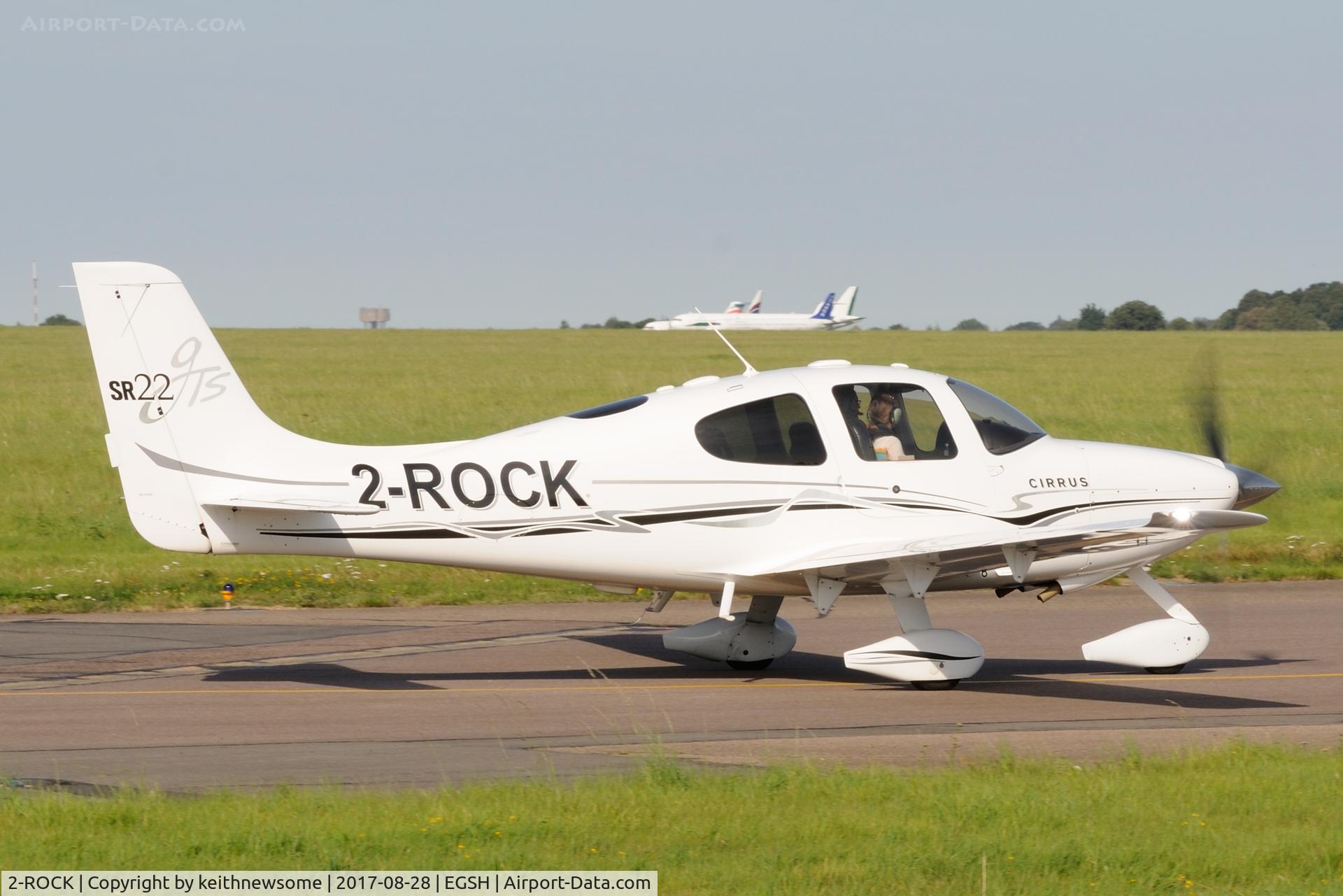 2-ROCK, 2005 Cirrus SR22 GTS C/N 1313, Leaving Norwich.
