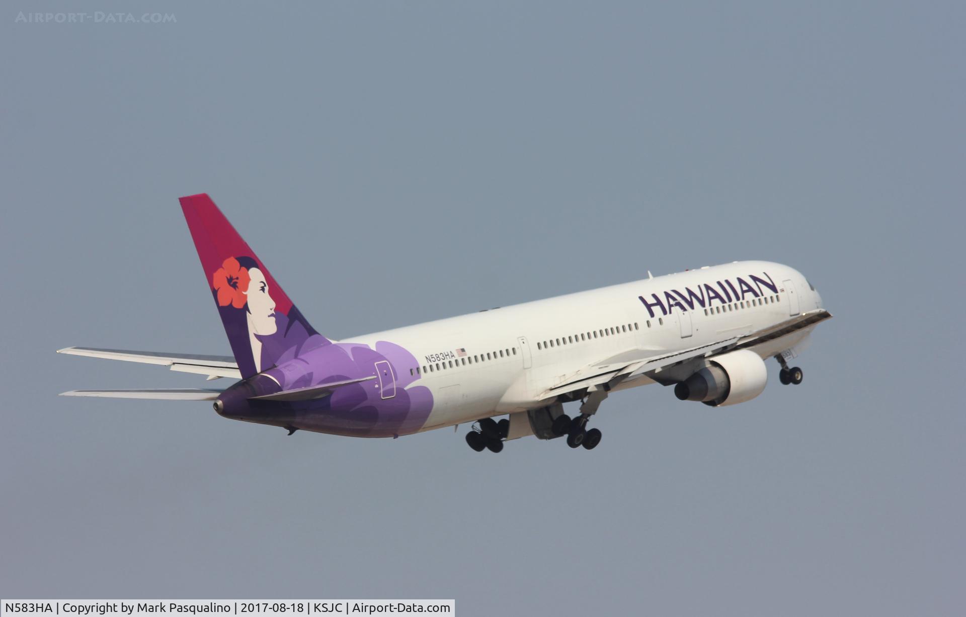 N583HA, 1992 Boeing 767-33A C/N 25531, Boeing 767-300ER