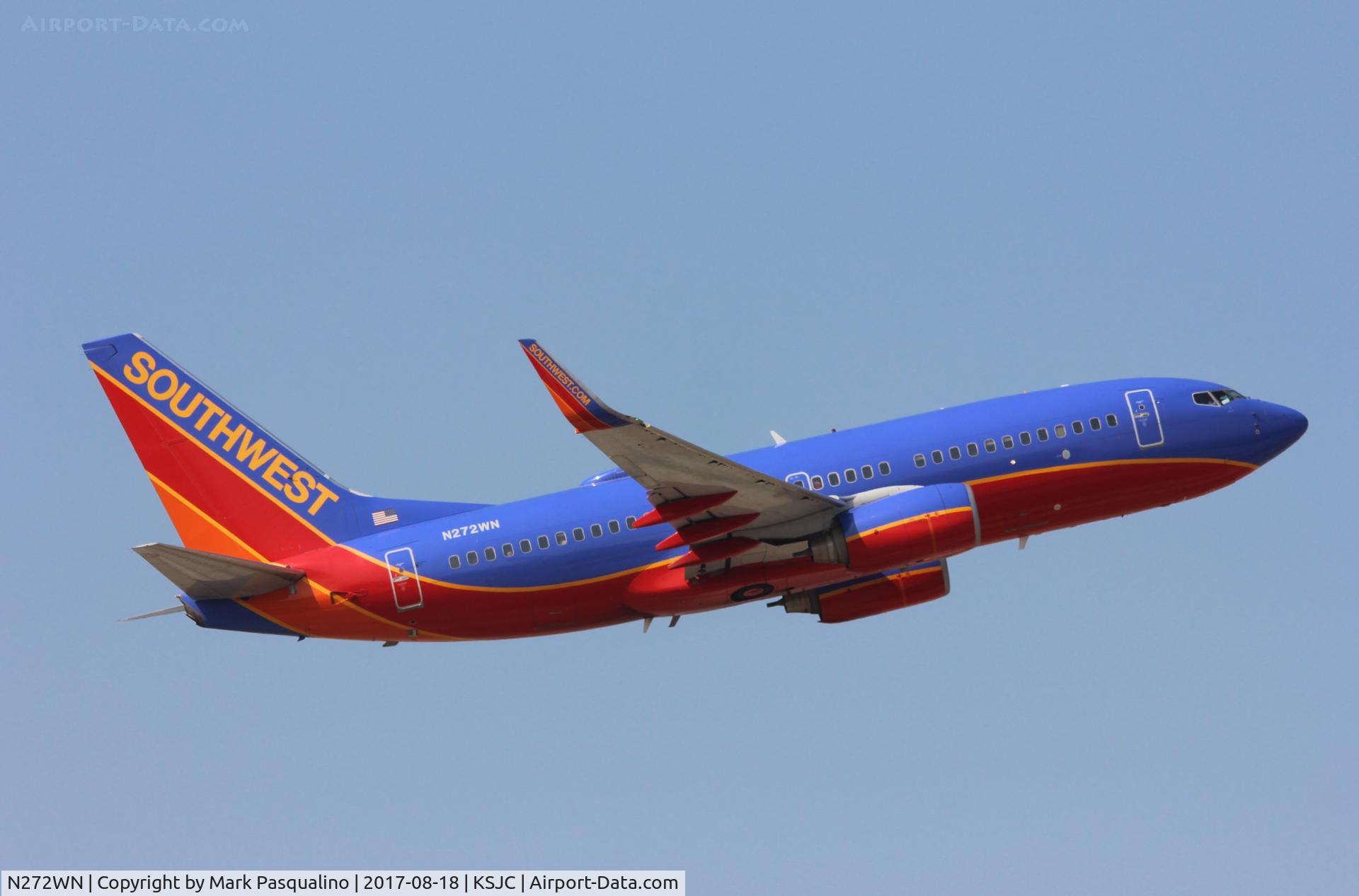 N272WN, 2007 Boeing 737-7H4 C/N 32527, Boeing 737-700