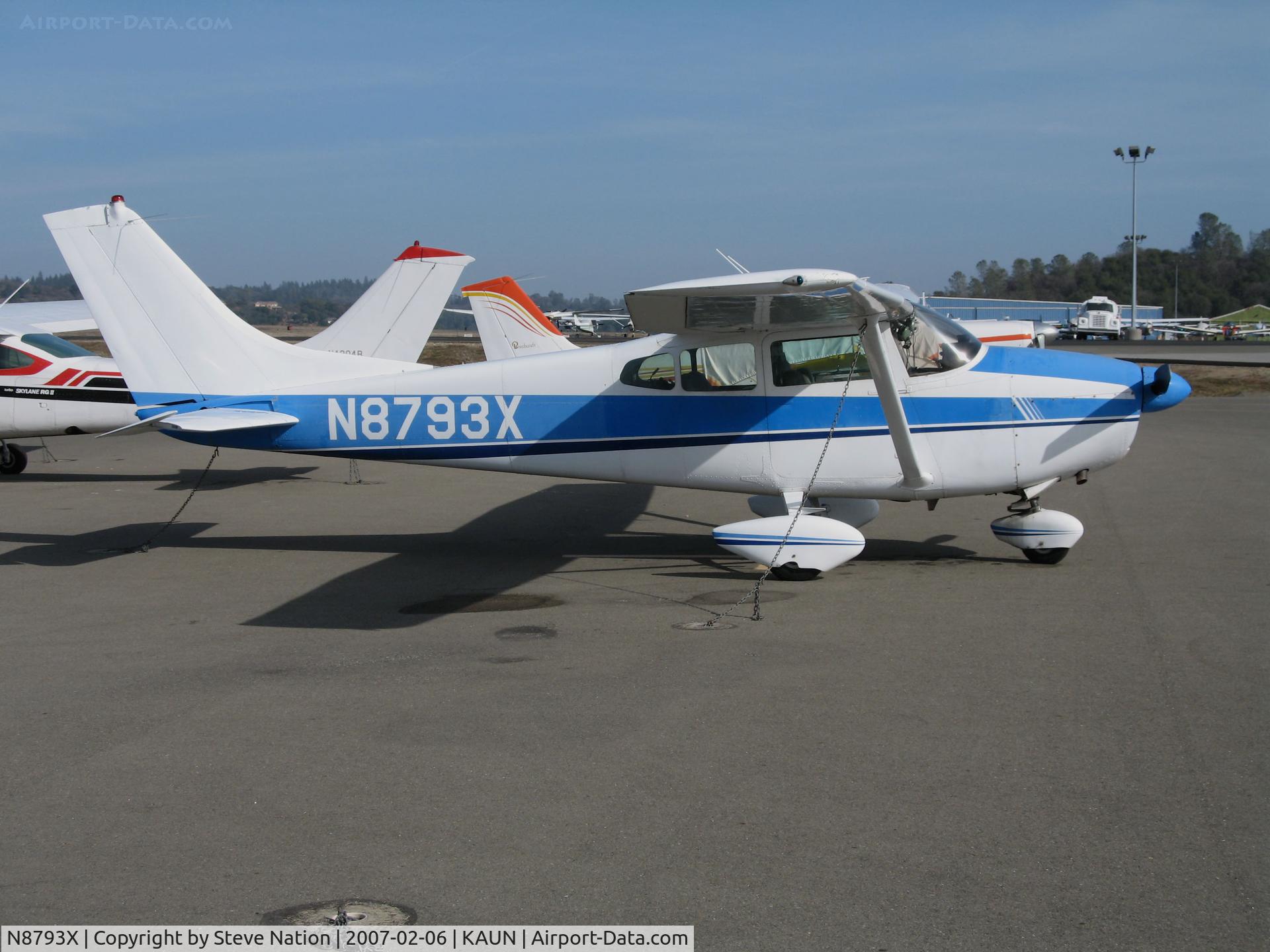 N8793X, 1961 Cessna 182D Skylane C/N 182-53193, Locally-based 1961 Cessna 182D Skylane @ Auburn Municipal Airport, CA