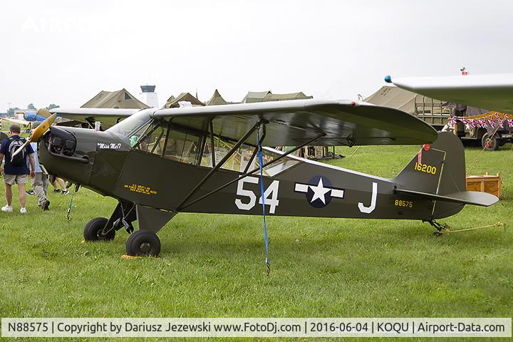 N88575, 1946 Piper J3C-65 Cub Cub C/N 16200, Piper J3C-65 C/N 16200, N88575