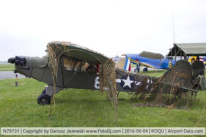 N79731, 1944 Piper L-4H Grasshopper (J3C-65D) C/N 12027, Piper L-4H Grasshopper (J3C-65D) C/N 12027, N79731