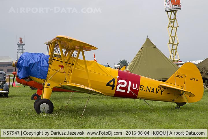 N57947, 1942 Boeing A75N1(PT17) C/N 75-4392, Boeing A75N1(PT17) Stearman  C/N 75-4392, N57947
