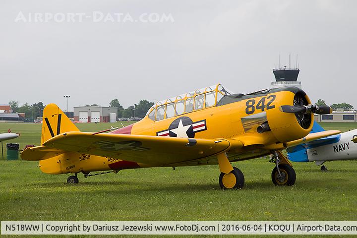 N518WW, North American SNJ-5C Texan Texan C/N 88-14866, North American SNJ-5C  Texan  C/N 51868, N518WW