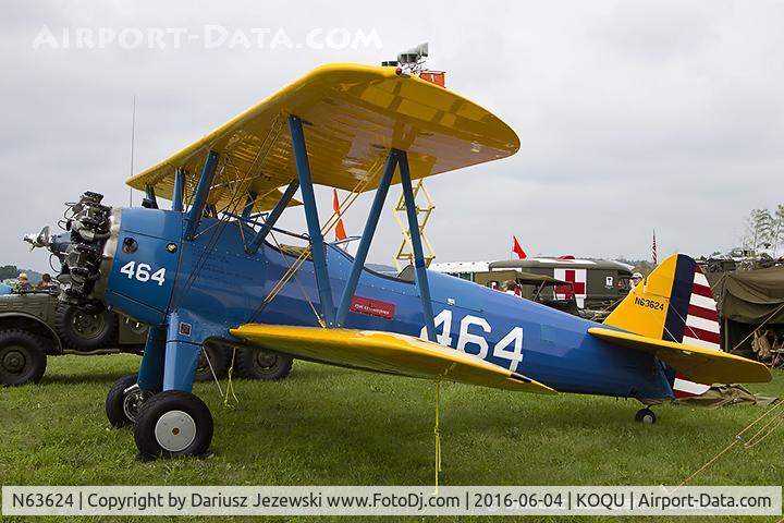 N63624, Boeing A75N1(PT17) C/N 75-4759, Boeing A75N1(PT17) Stearman  C/N 75-4759, N63624