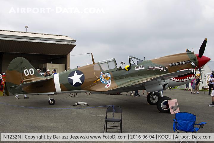 N1232N, 1943 Curtiss P-40N Warhawk C/N 27483, Curtiss P-40M Warhawk 