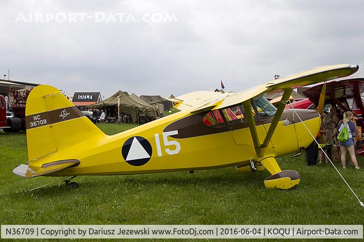N36709, 1941 Stinson 10A C/N 8109, Stinson 10A Voyager  C/N 8109, NC36709