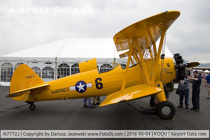 N7772J, 1943 Boeing A75N1(PT17) C/N 75-8175, Boeing A75N1(PT17) Stearman 
