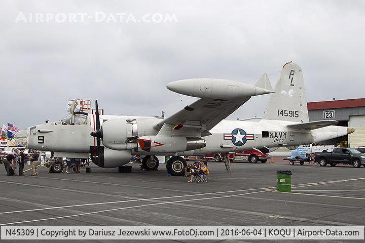 N45309, 1957 Lockheed SP-2H (P2V-7S) Neptune C/N 726-7180, Preserved as Lockheed P-2H Neptune 145915 C/N 726-7180