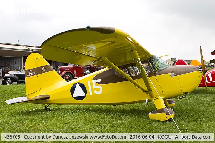 N36709, 1941 Stinson 10A C/N 8109, Stinson 10A Voyager  C/N 8109, NC36709