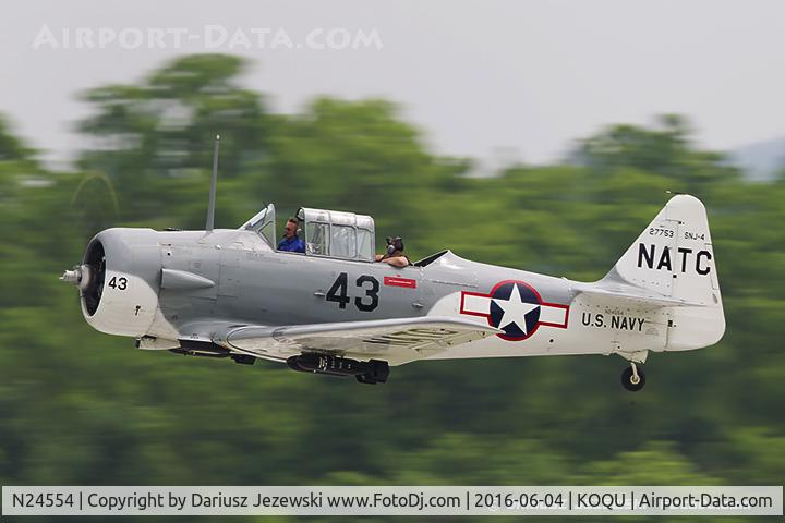 N24554, 1943 North American SNJ-4 Texan C/N 88-12281, North American SNJ-4 Texan  C/N 88-12281, N24554