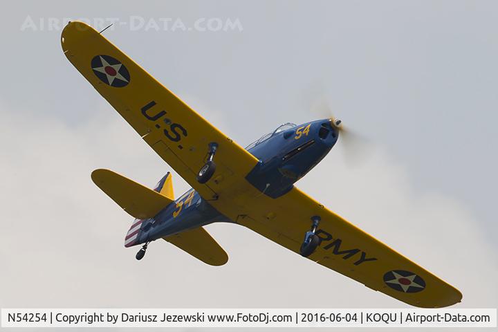 N54254, 1941 Fairchild M-62A-3 Cornell II C/N T42-1831, Fairchild M-62A-3 Cornell II  C/N T42-1831, N54254