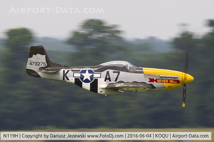 N119H, 1944 North American F-51D Mustang C/N 44-73275, North American F-51D Mustang 