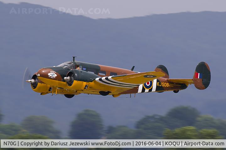 N70G, 1973 Beech 95-B55 (T42A) Baron C/N TC-1540, Beech D18S 