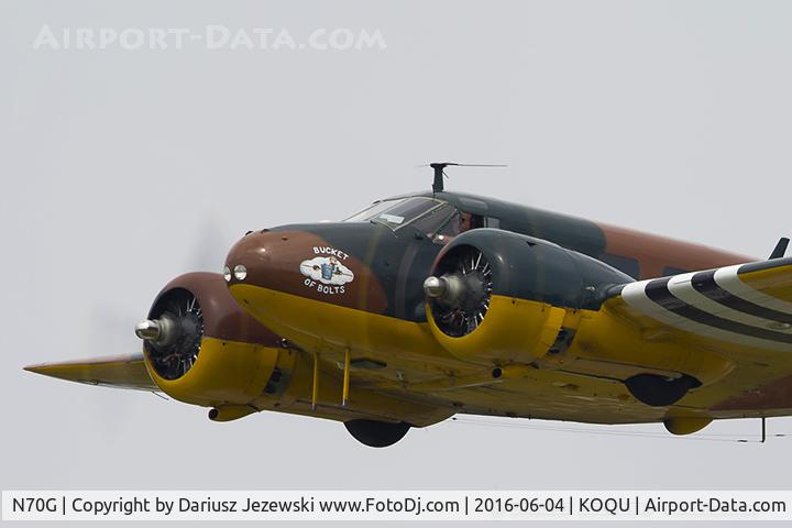 N70G, 1973 Beech 95-B55 (T42A) Baron C/N TC-1540, Beech D18S 