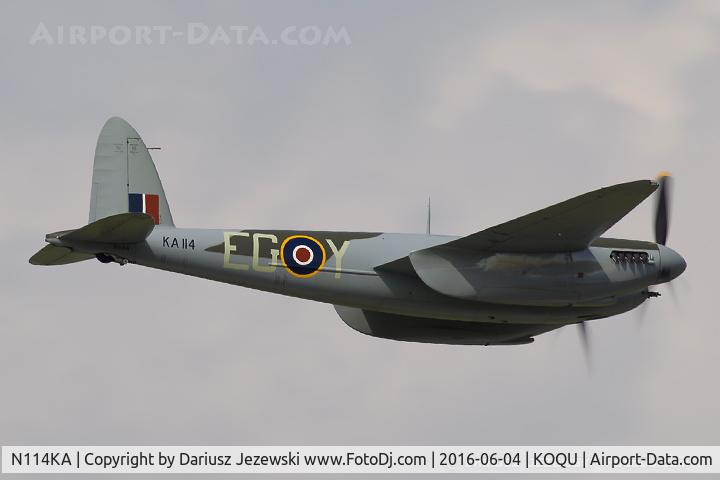 N114KA, 1945 De Havilland Mosquito FB.26 C/N KA114, De Havilland DH-98 Mosquito FBMK-26  C/N KA114, N114KA