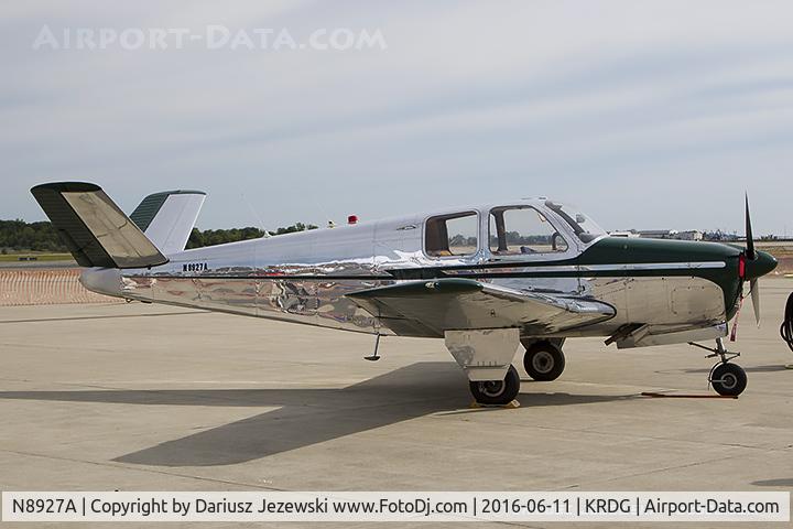 N8927A, 1950 Beech B35 C/N D-2627, Beech B35 Bonanza  C/N D-2627, N8927A