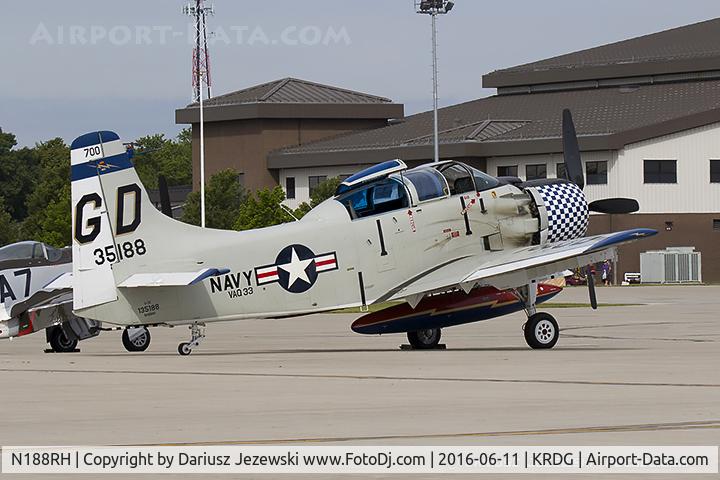 N188RH, 1955 Douglas EA-1E Skyraider C/N 10265 (135188), Douglas EA-1E Skyraider  C/N 135188, N188RH