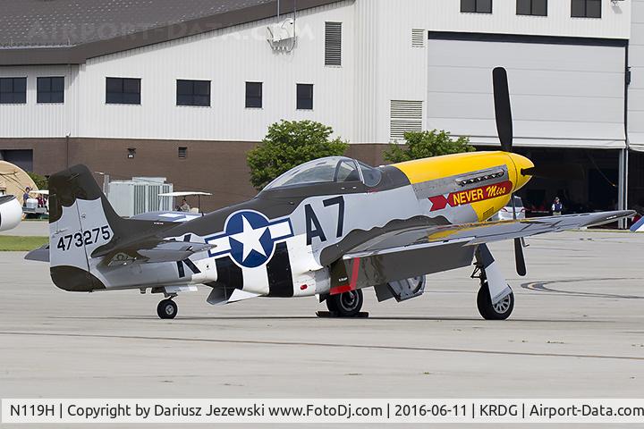 N119H, 1944 North American F-51D Mustang C/N 44-73275, North American F-51D Mustang 