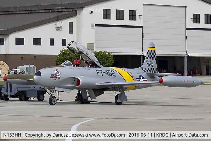 N133HH, 1954 Canadair CT-133 Silver Star 3 (CL-30) C/N T33-452, Canadair CT-33 Shooting Star  C/N 133452, N133HH