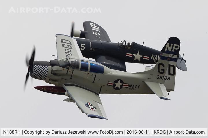 N188RH, 1955 Douglas EA-1E Skyraider C/N 10265 (135188), Douglas EA-1E Skyraider  C/N 135188, N188RH
