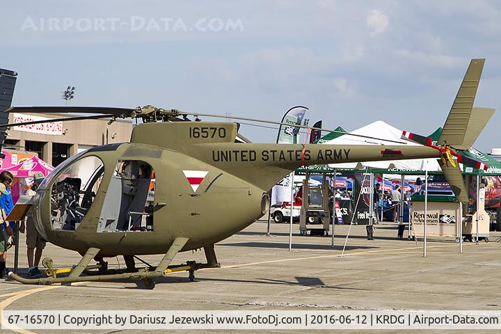 67-16570, 1967 Hughes OH-6A Cayuse C/N 0955, Hughes OH-6 Cayuse 67-16570 - Quonset Air Museum