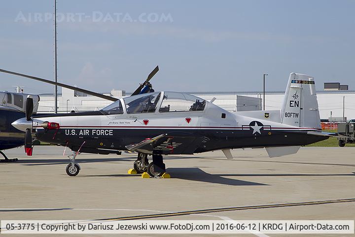 05-3775, 2005 Raytheon T-6A Texan II C/N PT-327, T-6A Texan II 05-3775 EN from 89th FTS 