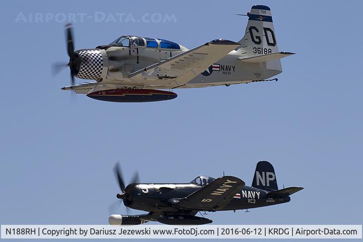 N188RH, 1955 Douglas EA-1E Skyraider C/N 10265 (135188), Douglas EA-1E Skyraider  C/N 135188, N188RH