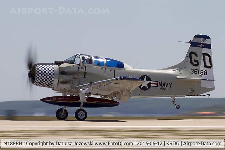 N188RH, 1955 Douglas EA-1E Skyraider C/N 10265 (135188), Douglas EA-1E Skyraider  C/N 135188, N188RH