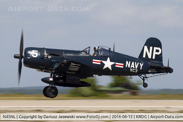 N45NL, 1951 Vought F4U-5NL Corsair C/N 124692, Chance Vought F4U-5NL Corsair  C/N 124692C, NX45NL