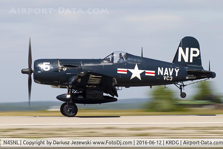 N45NL, 1951 Vought F4U-5NL Corsair C/N 124692, Chance Vought F4U-5NL Corsair  C/N 124692C, NX45NL