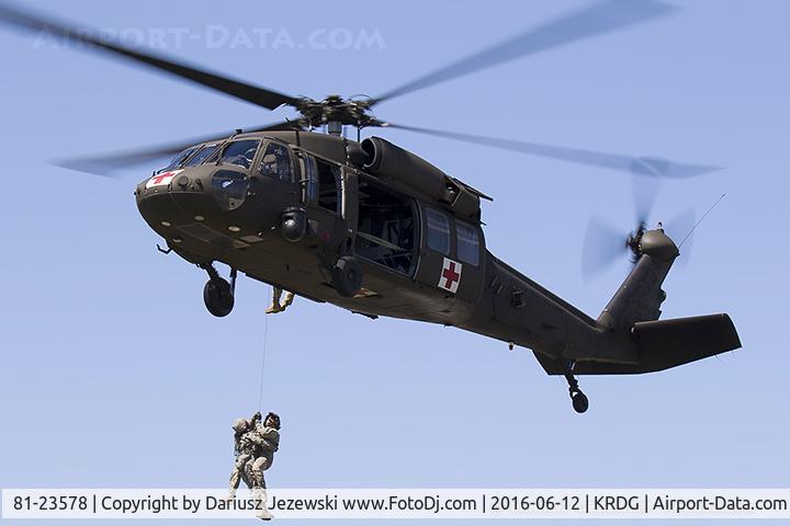 81-23578, 1981 Sikorsky UH-60A Black Hawk C/N 70-299, UH-60A Blackhawk 81-23578  from 1/126th Avn  Quonset Point ANGS, RI