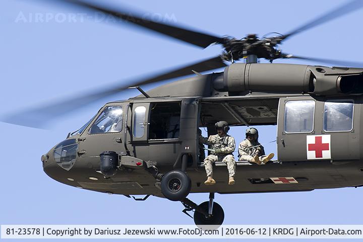81-23578, 1981 Sikorsky UH-60A Black Hawk C/N 70-299, UH-60A Blackhawk 81-23578  from 1/126th Avn  Quonset Point ANGS, RI