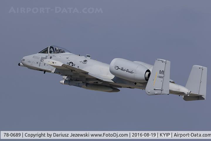 78-0689, 1979 Fairchild Republic A-10C Thunderbolt II C/N A10-0309, A-10C Thunderbolt 78-0689 MI from 107th FS 