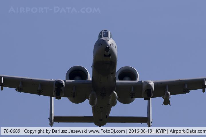 78-0689, 1979 Fairchild Republic A-10C Thunderbolt II C/N A10-0309, A-10C Thunderbolt 78-0689 MI from 107th FS 