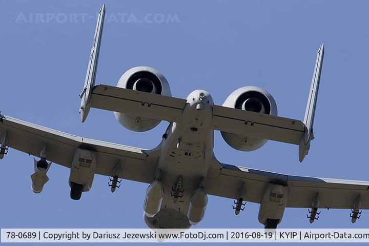 78-0689, 1979 Fairchild Republic A-10C Thunderbolt II C/N A10-0309, A-10C Thunderbolt 78-0689 MI from 107th FS 