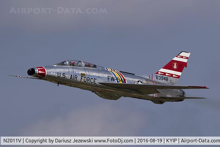 N2011V, 1958 North American F-100F Super Sabre C/N 243-224, North American F-100F Super Sabre  C/N 243-224, N2011V