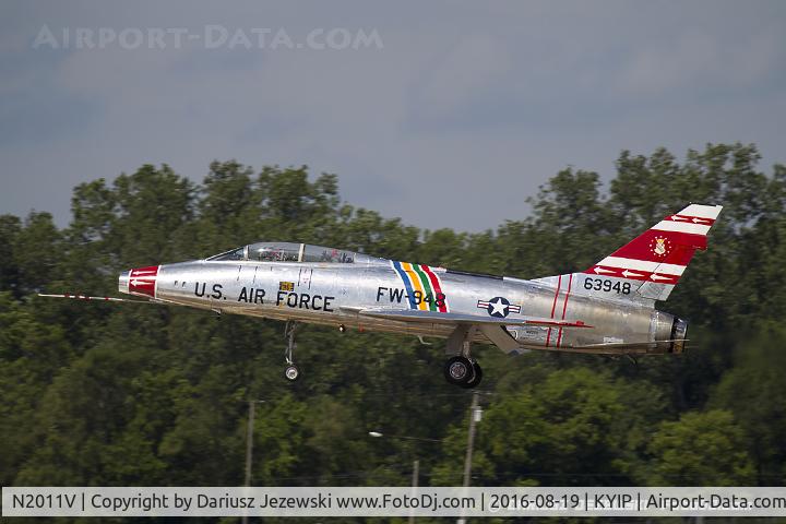 N2011V, 1958 North American F-100F Super Sabre C/N 243-224, North American F-100F Super Sabre  C/N 243-224, N2011V