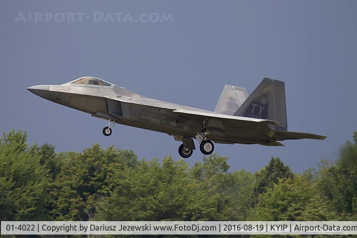 01-4022, 2001 Lockheed Martin F-22A Raptor C/N 645-4022, F-22 Raptor 01-4022 TY from 43rd FS 