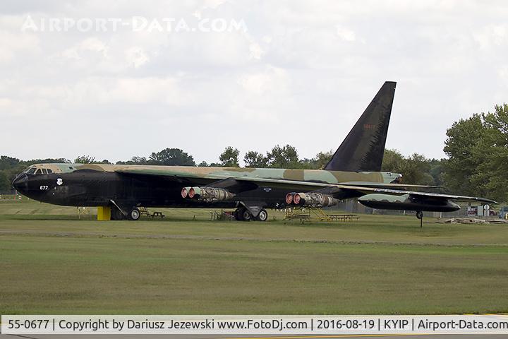 55-0677, 1955 Boeing B-52D Stratofortress C/N 464024, Boeing B-52D Stratofortress 55-0677  C/N 464024 - Yankee Air Museum
