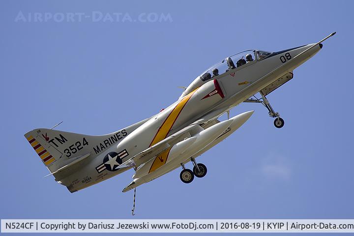 N524CF, 1967 Douglas TA-4F Skyhawk C/N 13590, Douglas TA-4F Skyhawk  C/N 13590, N524CF