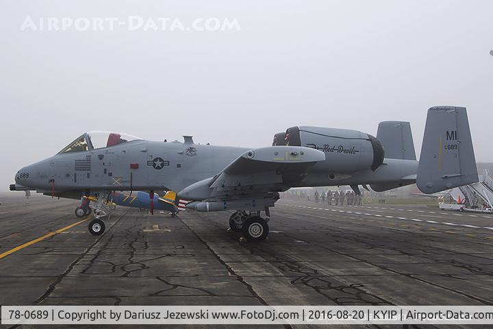 78-0689, 1979 Fairchild Republic A-10C Thunderbolt II C/N A10-0309, A-10C Thunderbolt 78-0689 MI from 107th FS 