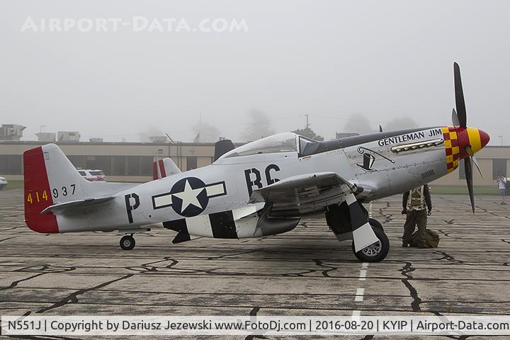 N551J, 1957 North American P-51D Mustang C/N 44-74230, North American P-51D Mustang 