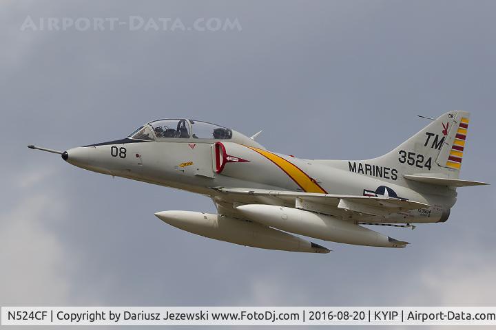 N524CF, 1967 Douglas TA-4F Skyhawk C/N 13590, Douglas TA-4F Skyhawk  C/N 13590, N524CF