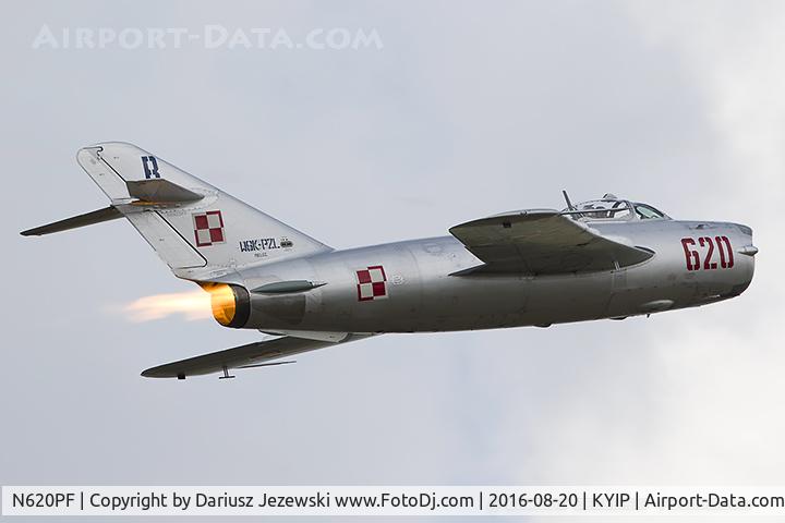N620PF, 1960 PZL-Mielec Lim-5 (MiG-17F) C/N 1D0620, PZL Mielec Lim-5P (MiG-17PF)  C/N 1D0620, NX620PF